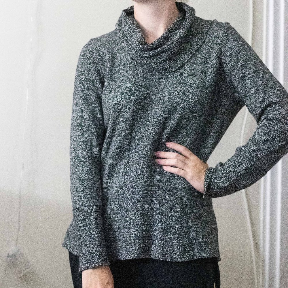 Calvin Klein Knitted Cowl Neck Sweater